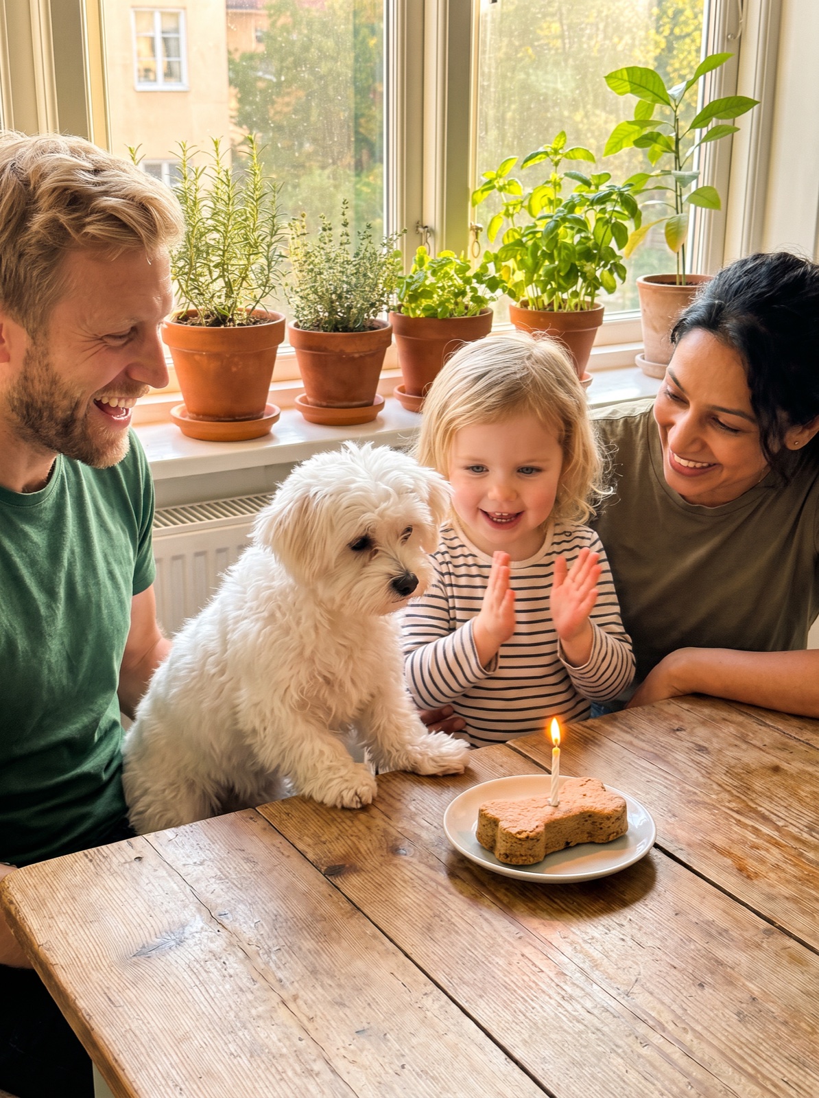 Rocky's first birthday